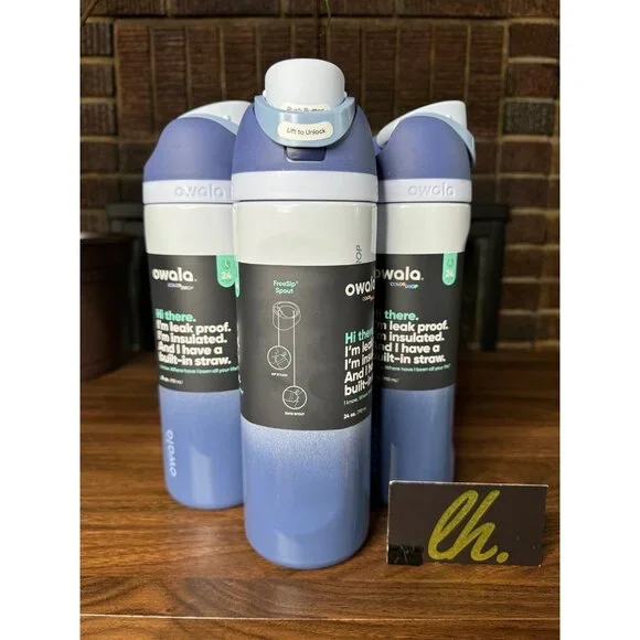 Owala Limited Edition Color Drop Riptide 24oz Freesip Water Bottle - Picture 2 of 8